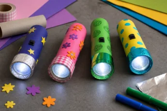 Taschenlampen-DIY für Kinder: sichere Bastelideen